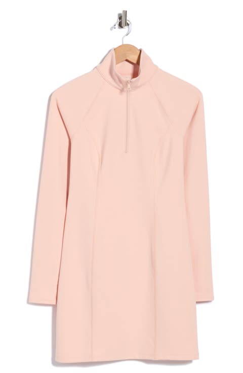 Westside Long Sleeve Ribbed Minidress