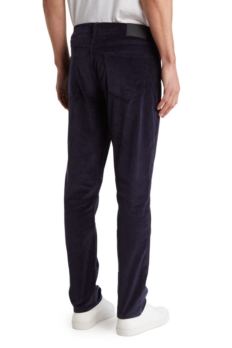 121 Slim Straight Corduroy Pants, Alternate, color, NAVY NIGHT