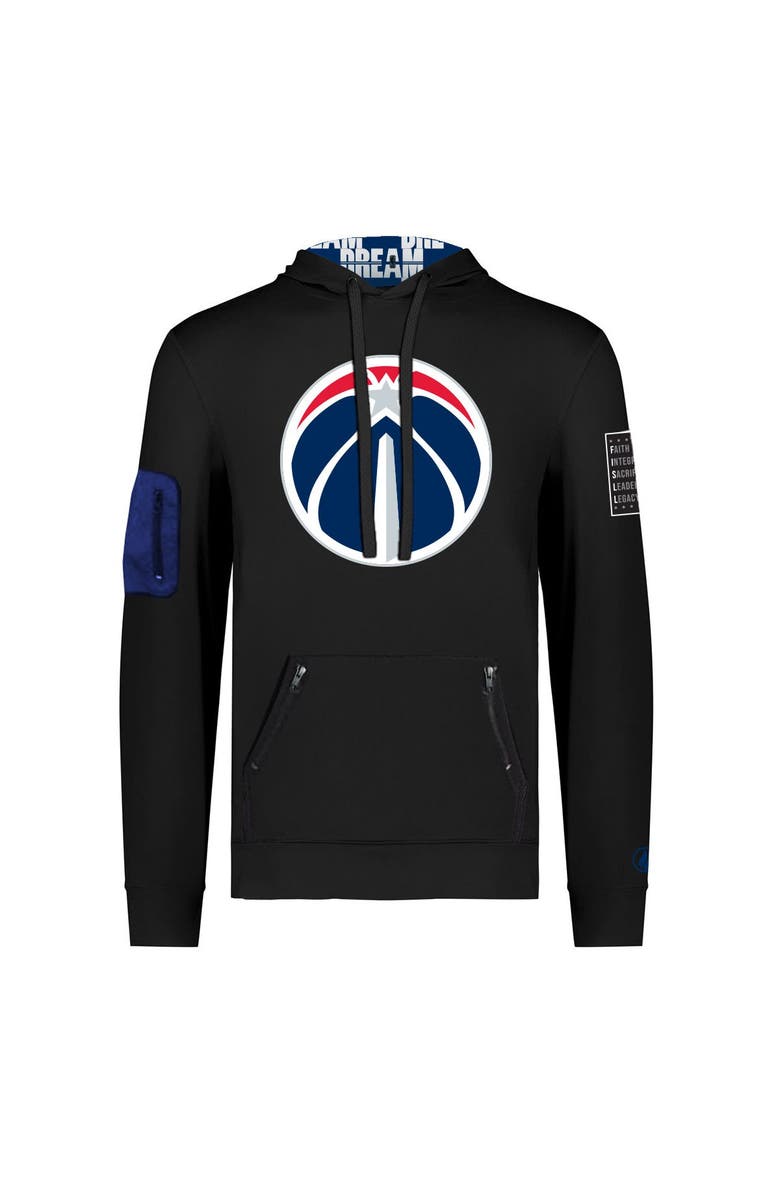 FISLL Unisex FISLL x Black History Collection  Black Washington Wizards Pullover Hoodie, Alternate, color, 