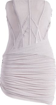 Mistress Rocks Ruched Strapless Minidress