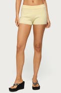 EDIKTED Lorie Rib Shorts