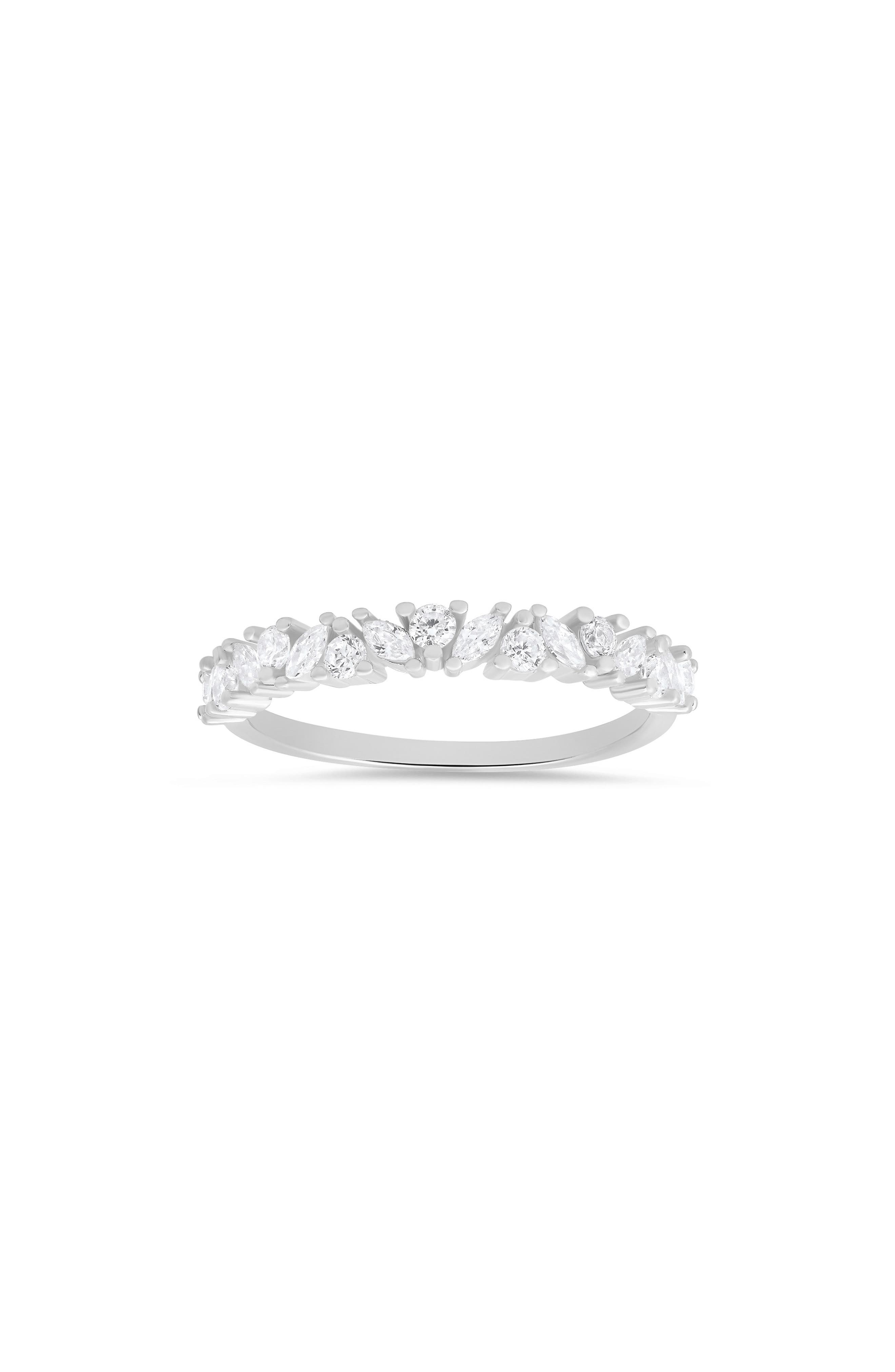 Queen Jewels Cubic Zirconia Multicut Band Ring