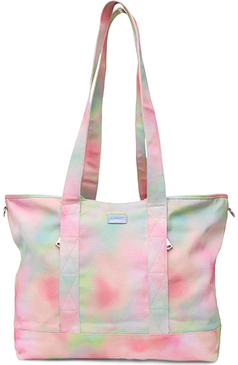 AIMEE Wonder Canvas Convertible Tote, Alternate, color, Airbrush Dawn