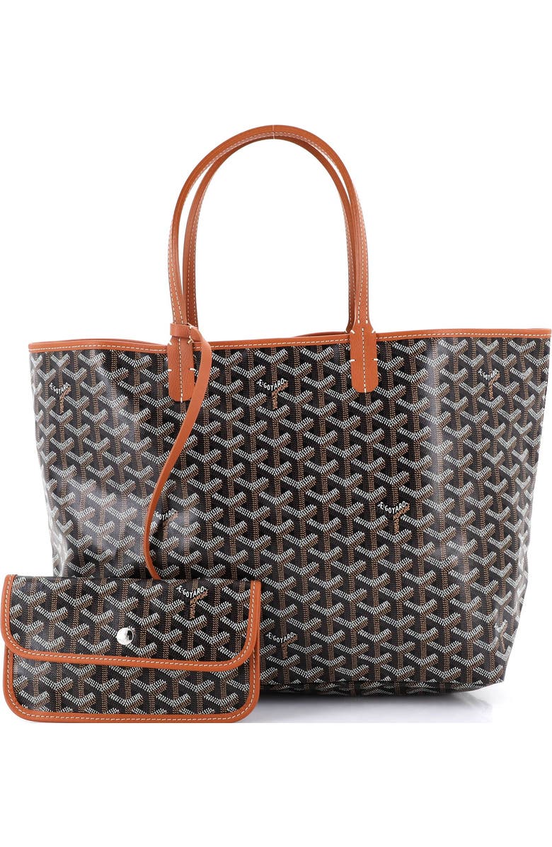 Pre-Owned Goyard Saint Louis Tote Coated Canvas PM, Alternate, color, Brown