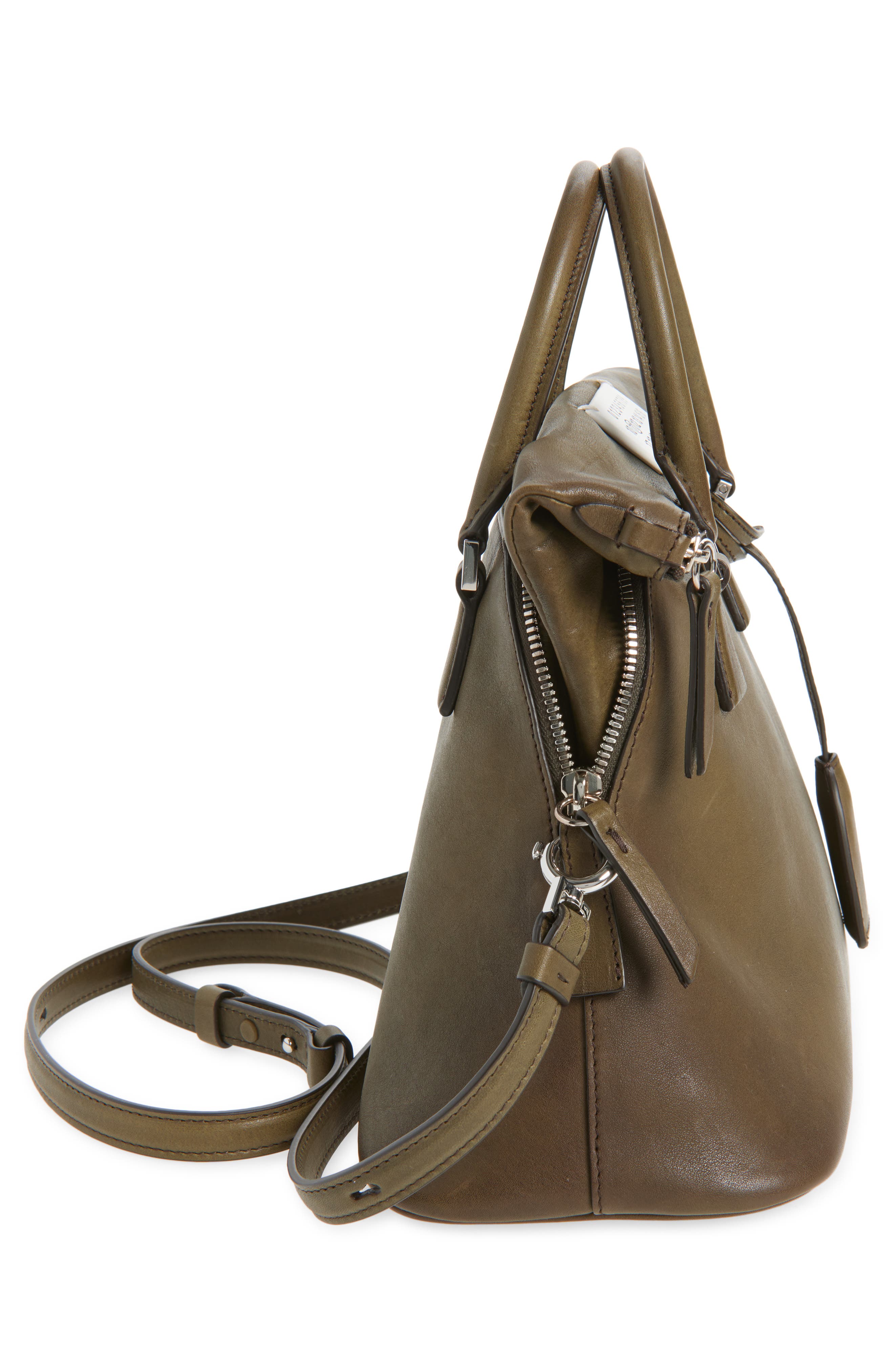 Maison Margiela Mini 5AC Loved To Death Leather Tote, Alternate, color, Khaki