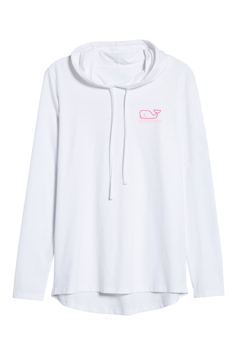 Edgartown Hooded T-Shirt, Alternate, color, WHITE CAP