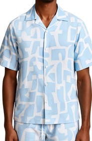 D.RT Short Sleeve Geo Camp Shirt