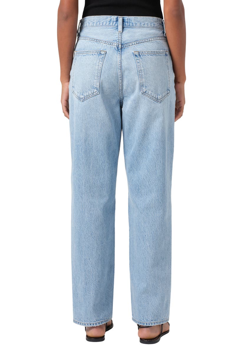 AGOLDE V-Waist Baggy Straight Leg Jeans, Alternate, color, Prevail