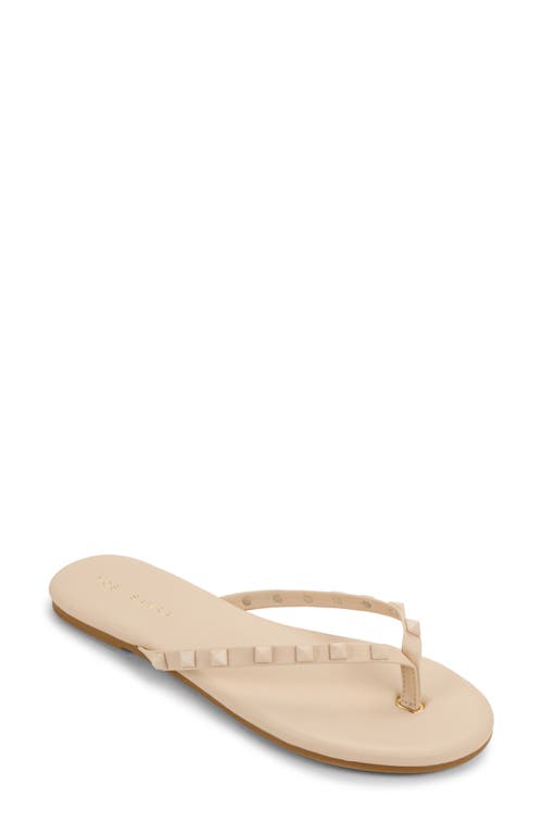 Yosi Samra Rivington Stud Flip Flop in Beige at Nordstrom, Size 9