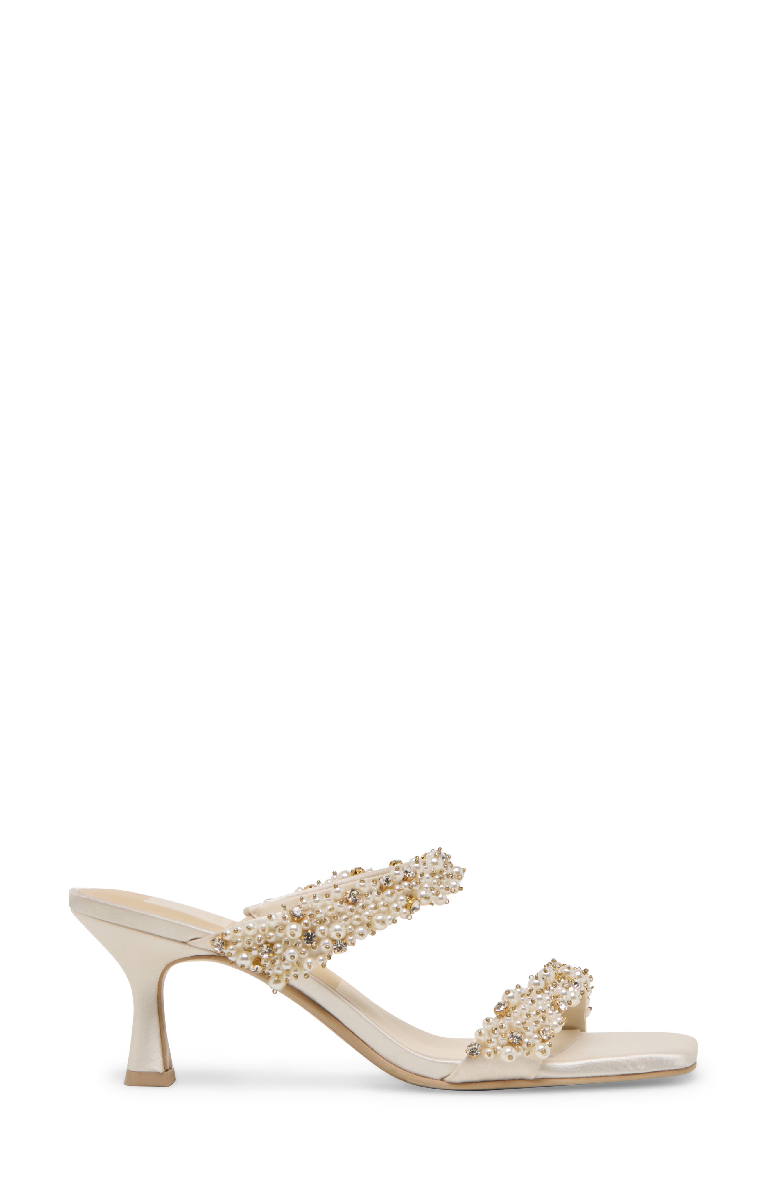 Dolce Vita Genora Rhinestone Sandal, Alternate, color, Ivory Rhinestone