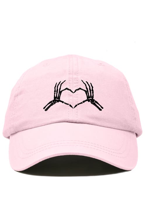 DALIX DALIX SKELETON HEART EMBROIDERED DAD HAT