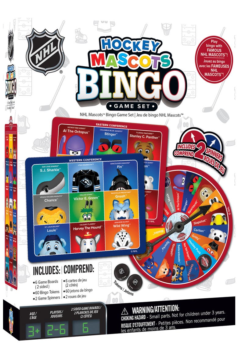 NHL - Mascots Bingo Game, Main, color, Multicolor