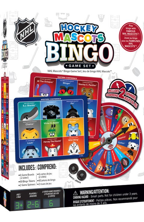 NHL - Mascots Bingo Game