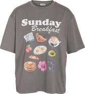 Noisy may Kara Oversize Organic Cotton Graphic T-Shirt