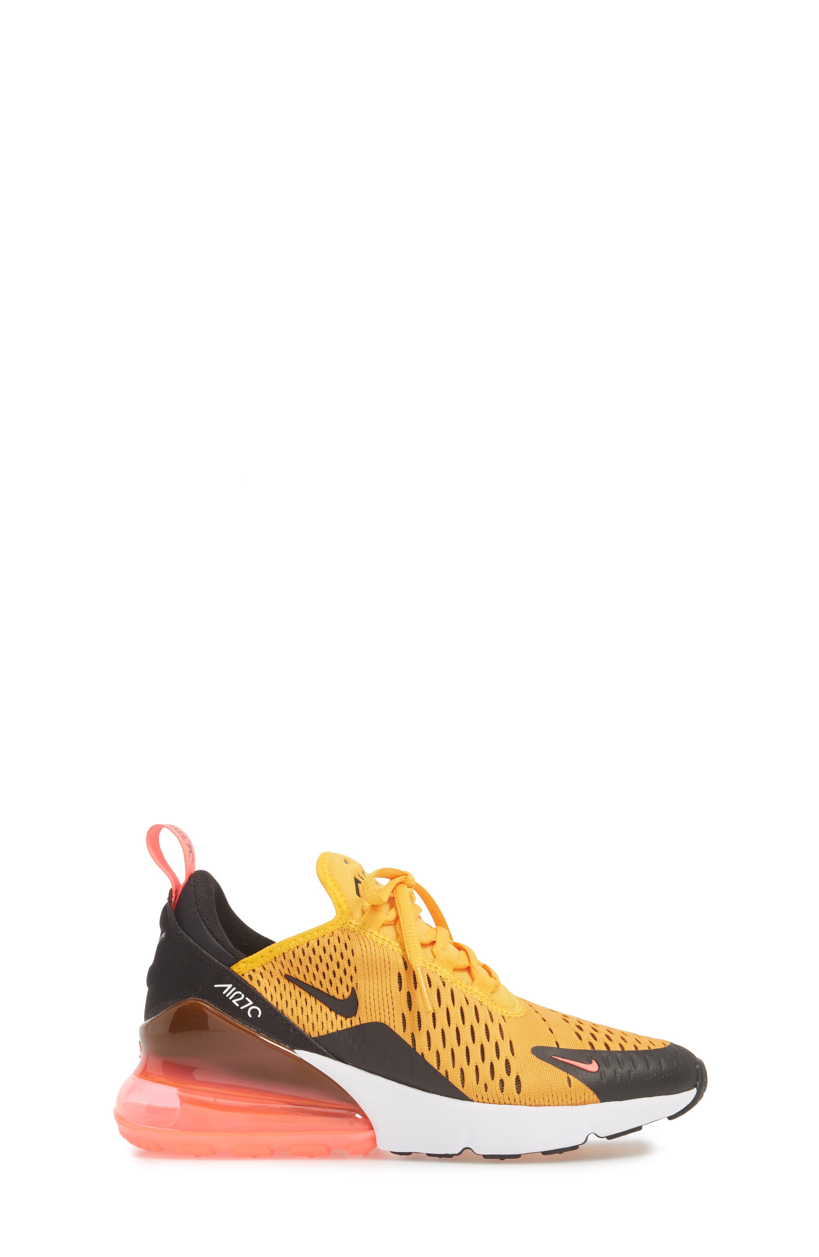 Kids' Air Max 270 Sneaker, Alternate, color, YELLOW