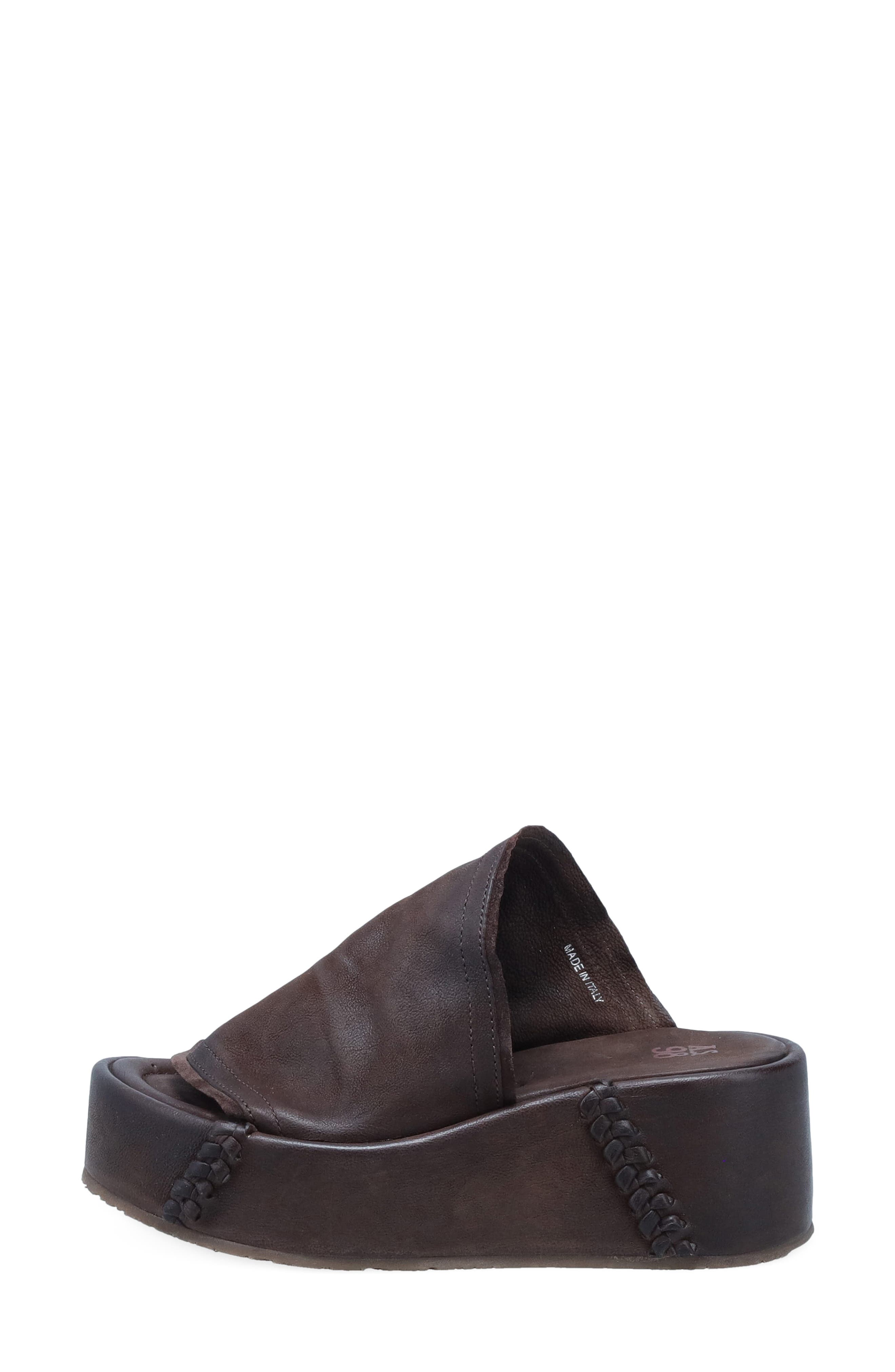 Marlon Platform Sandal, Alternate, color, BROWN