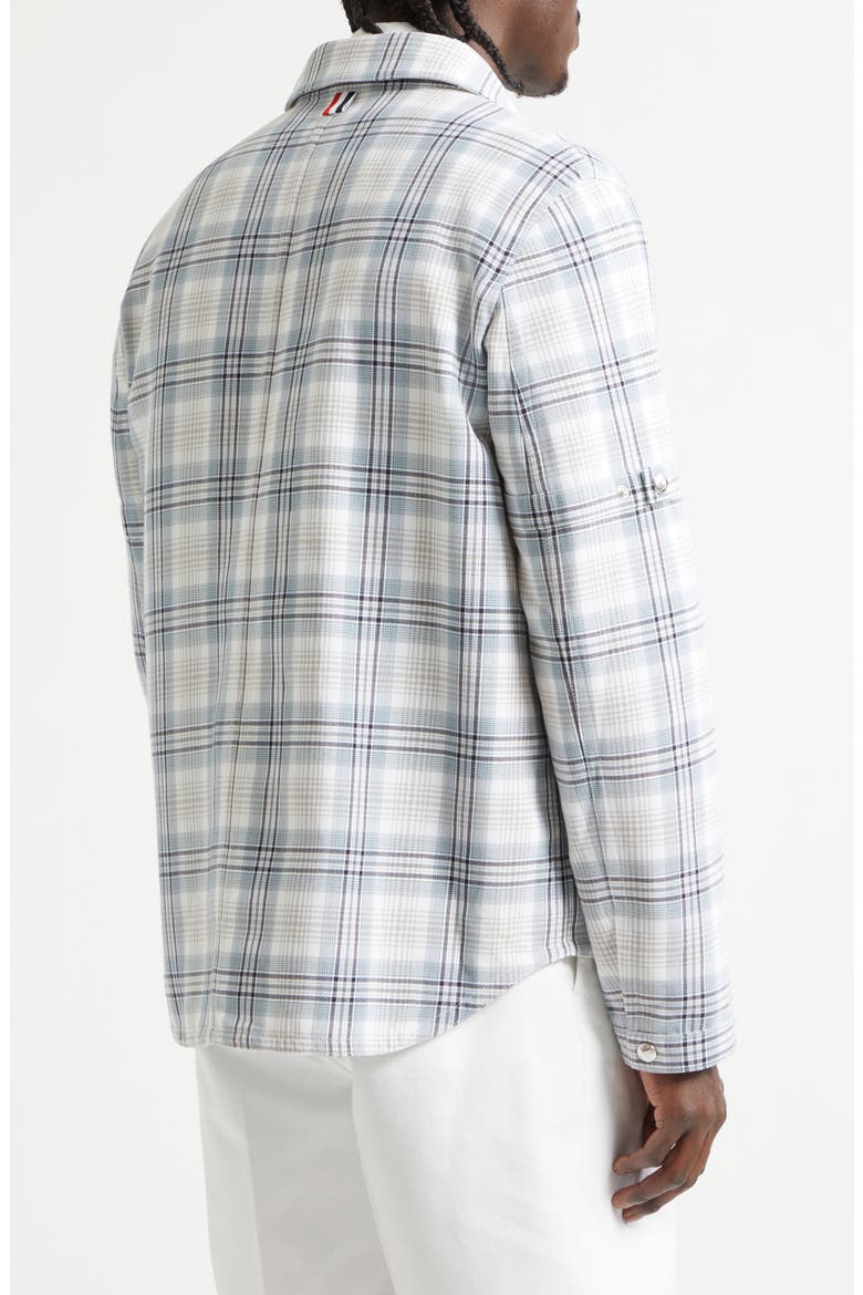 Plaid Armband Cotton Blend Utility Jacket, Alternate, color, SEASONAL MULTI