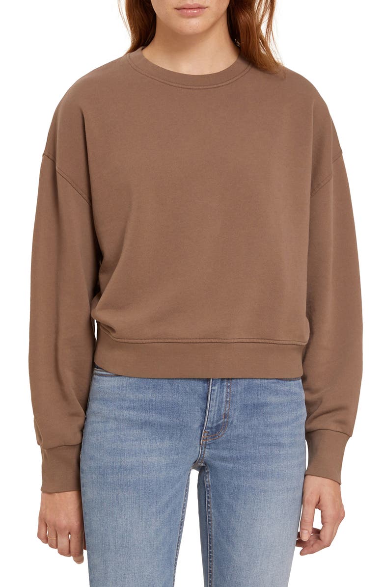 Frank And Oak Drop Shoulder Sweatshirt, Main, color, 