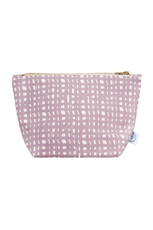Dance Happy Ivy Cosmetic Bag In Dusty Orchid