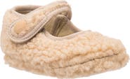 Elephantito Faux Shearling Mary Jane Flat