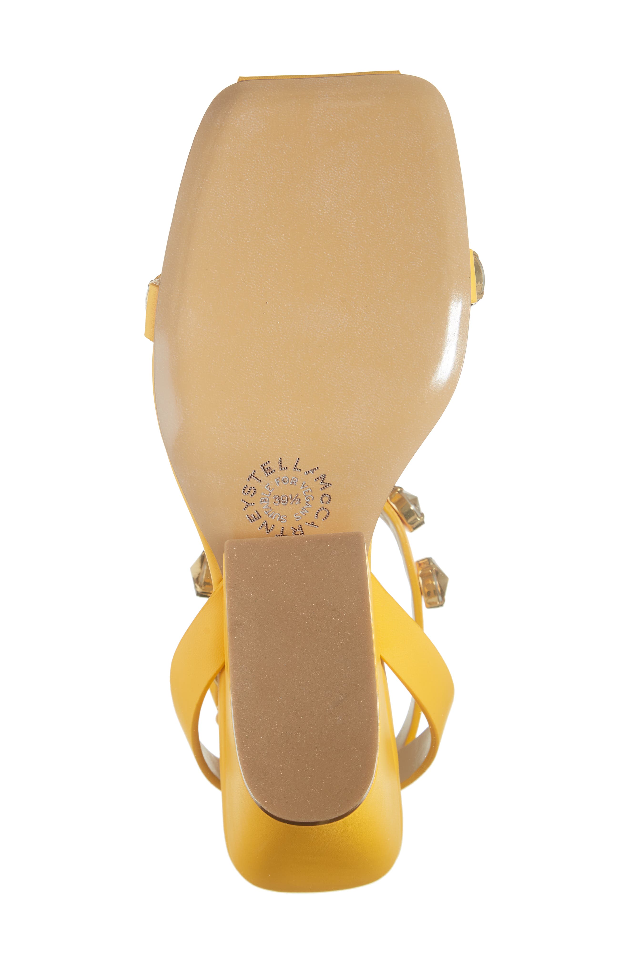 Stella McCartney Cowboy Crystal Embellished T-Strap Sandal, Alternate, color, 