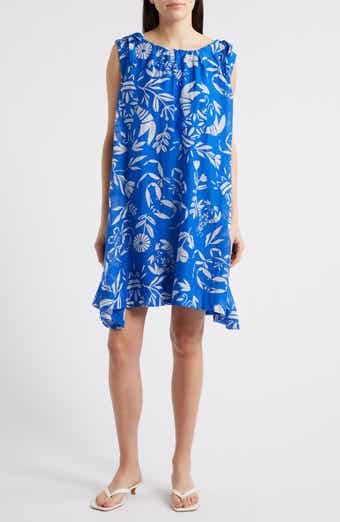 FRNCH Isola Cotton & Silk Shift Sundress