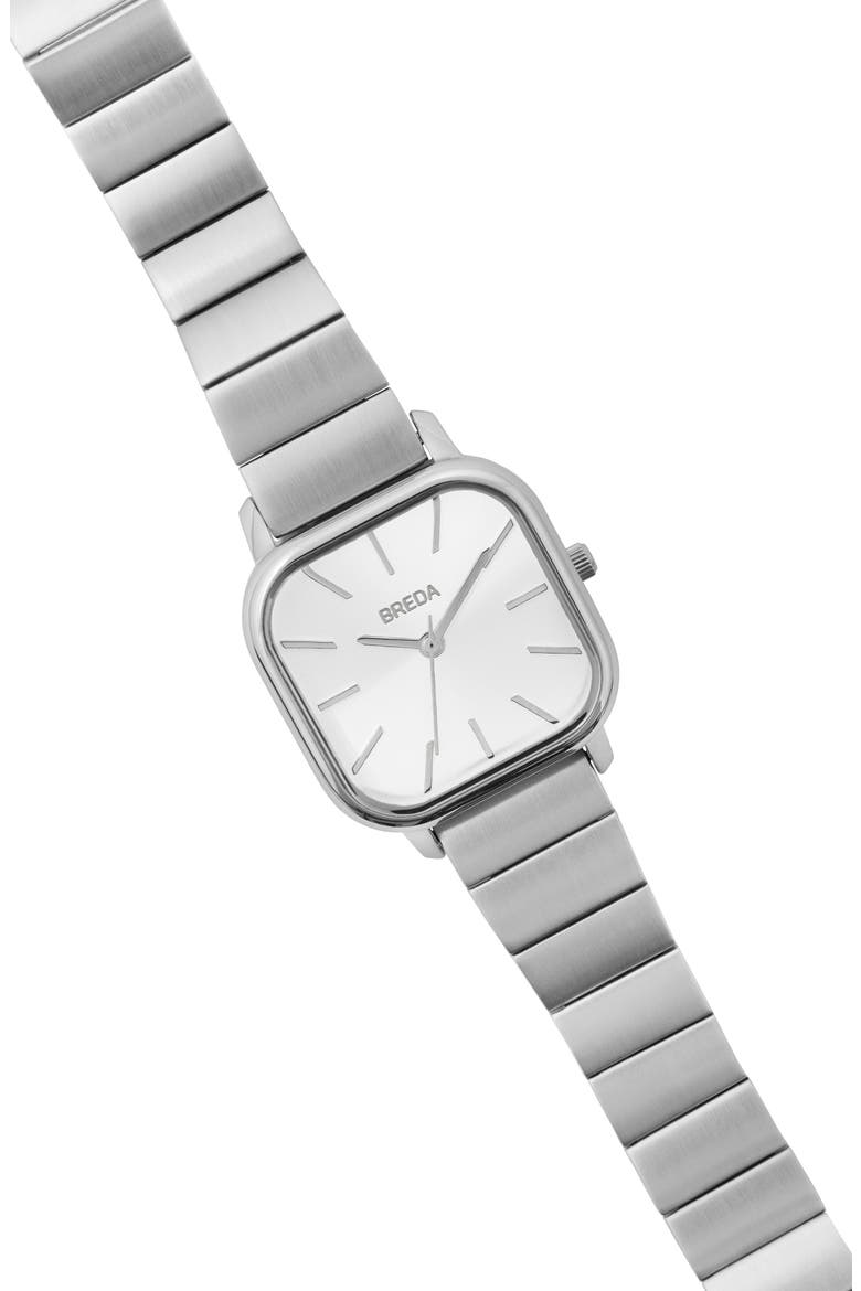 Esther Bracelet Watch, 26mm, Alternate, color, SILVER/ SILVER/ IVORY