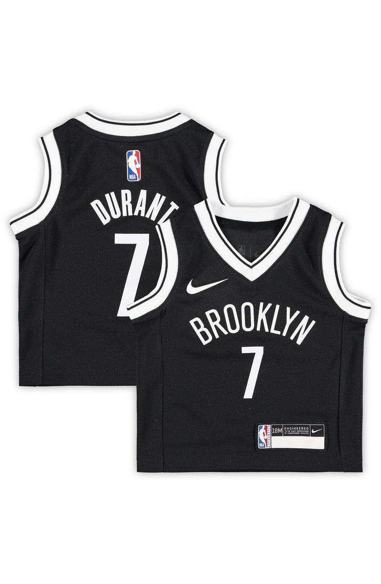 Nike Infant Nike Kevin Durant Black Brooklyn Nets 2020/21 Jersey - Icon Edition, Alternate, color, 
