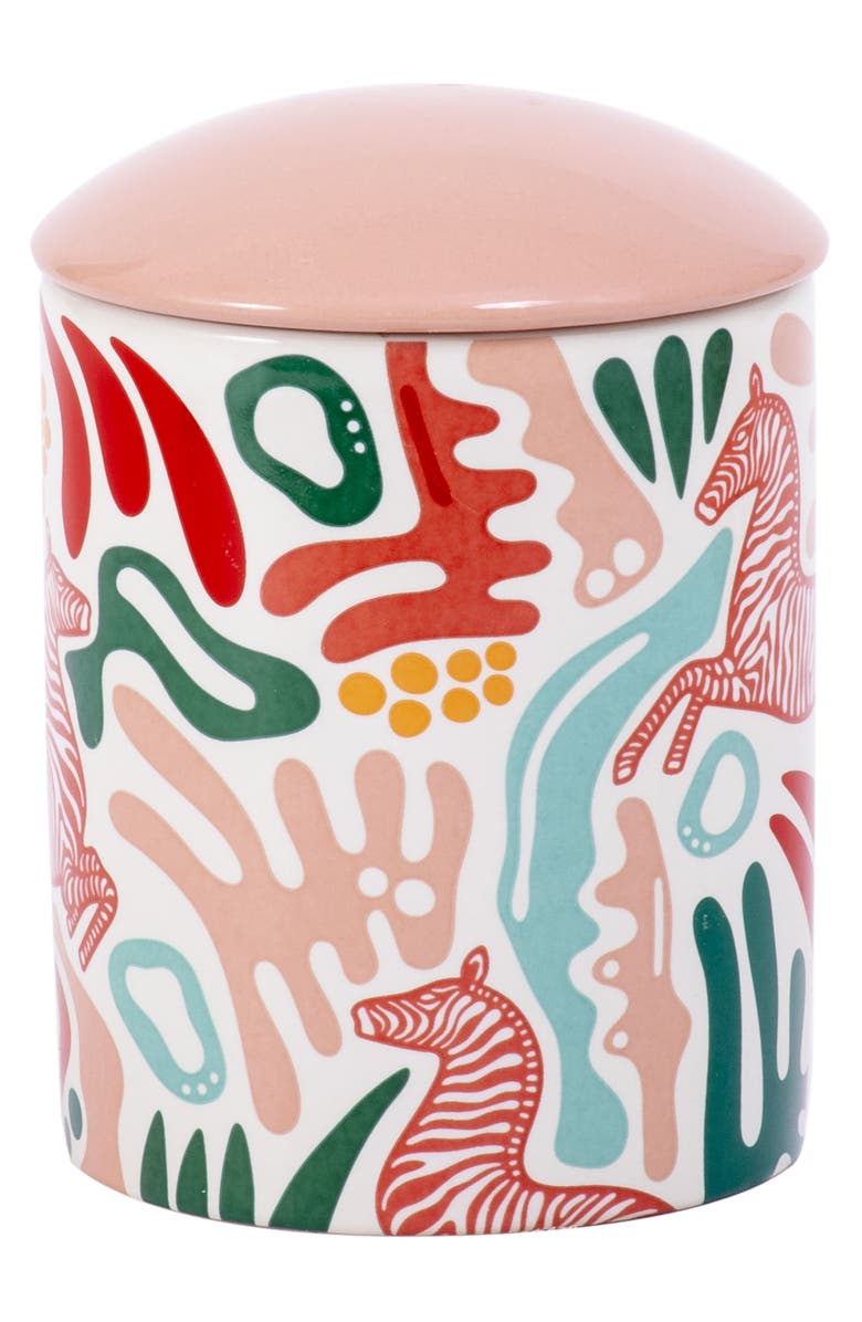 L'or de Seraphine x Sir Candle Man Soft Life Medium Ceramic Jar Candle, Alternate, color, 