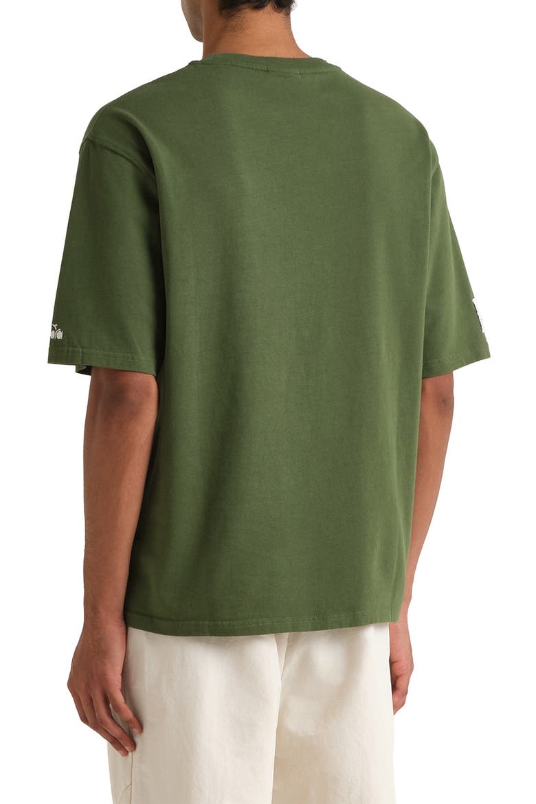 Legacy I Cotton Graphic T-Shirt, Alternate, color, GREEN BOTANIC