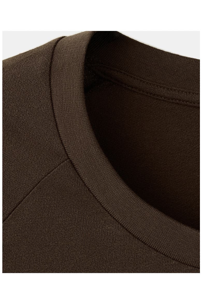 Relaxed Fit Cotton & Linen T-Shirt, Alternate, color, CHOCOLATE