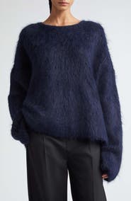 TOTEME Oversize Boxy Alpaca Blend Sweater