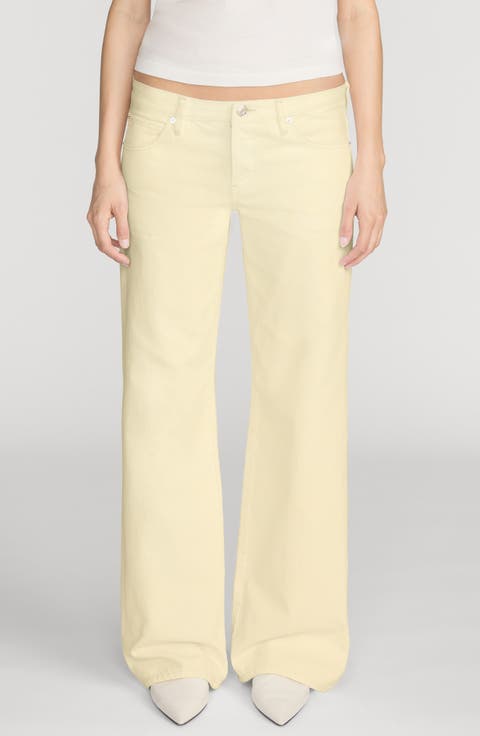The Pixie Gray Low Rise Wide Leg Jeans