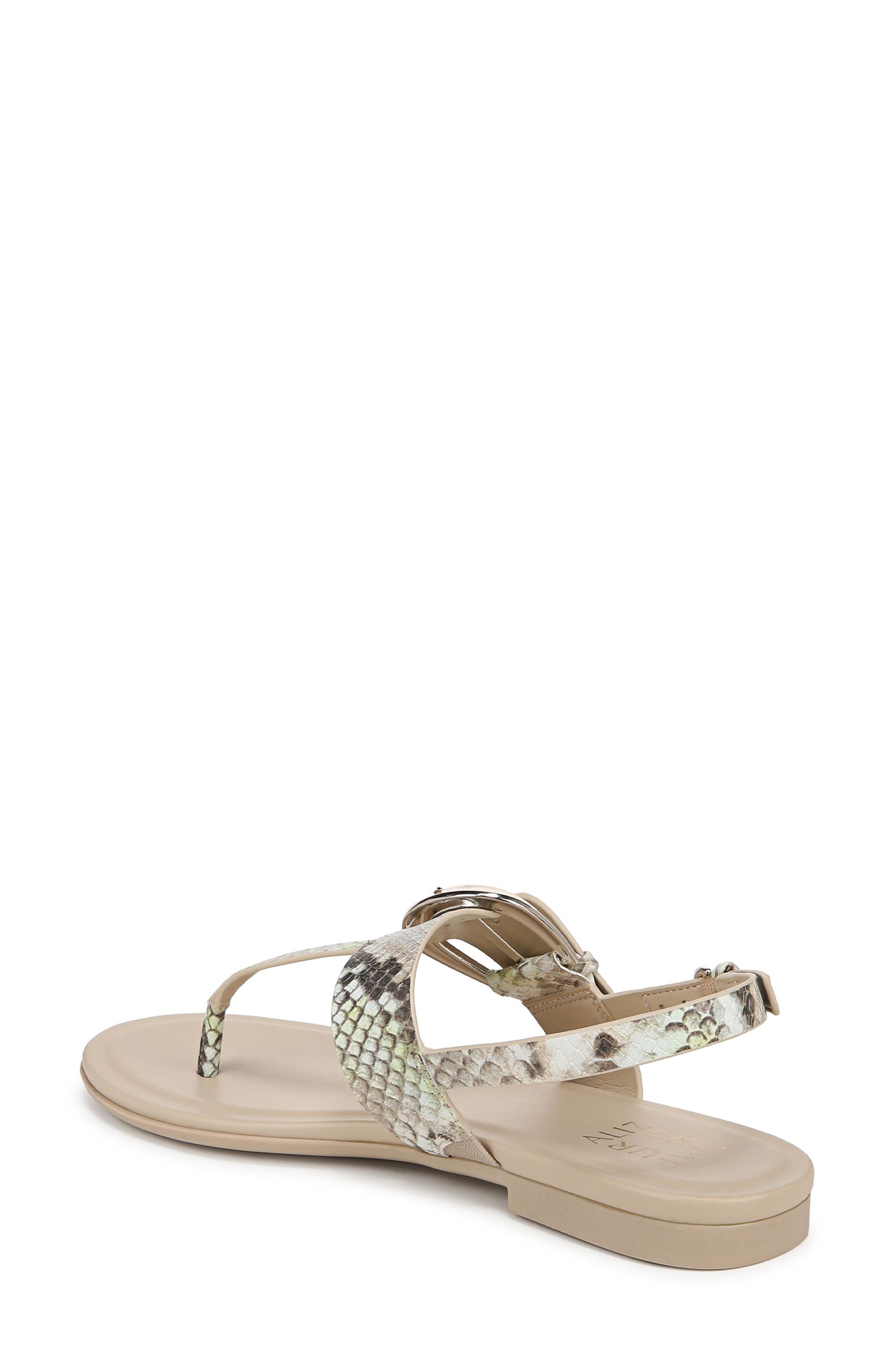 Taylor Slingback Flip Flop, Alternate, color, LIME FAUX SNAKE LEATHER