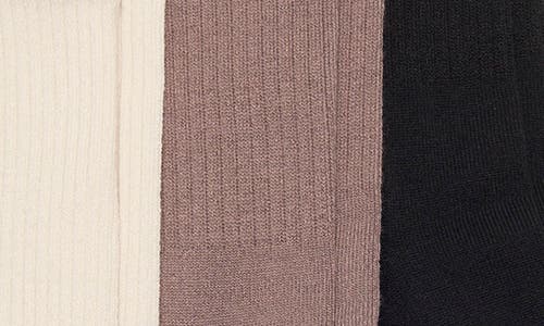 Zella 3-pack Crew Socks In Brown