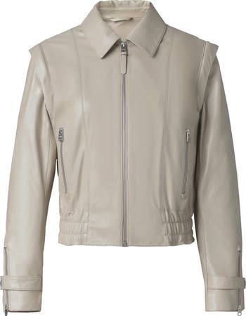 Mackage Amoree 2-in-1 Paneled Leather Jacket | Nordstrom