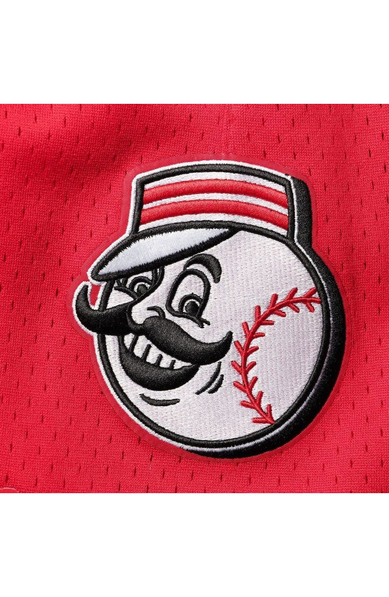 PRO STANDARD Men's Pro Standard Red Cincinnati Reds Logo Mesh Shorts, Alternate, color,