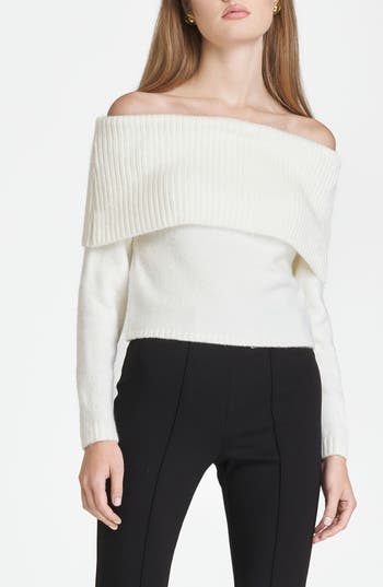 Wayf Georgie Off The Shoulder Sweater