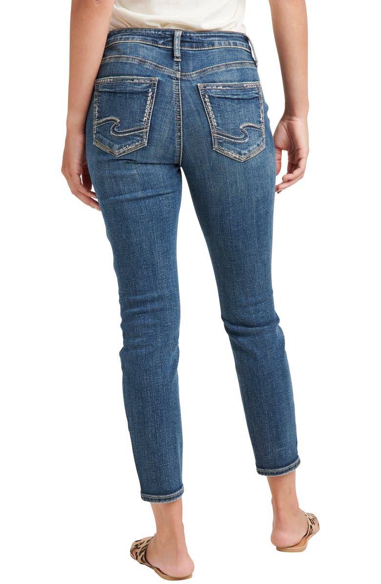 Silver Jeans Co. Suki Skinny Crop Jeans, Alternate, color, 