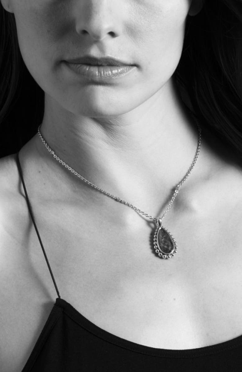 LAGOS 'Maya' Teardrop Pendant Necklace, Alternate, color,
