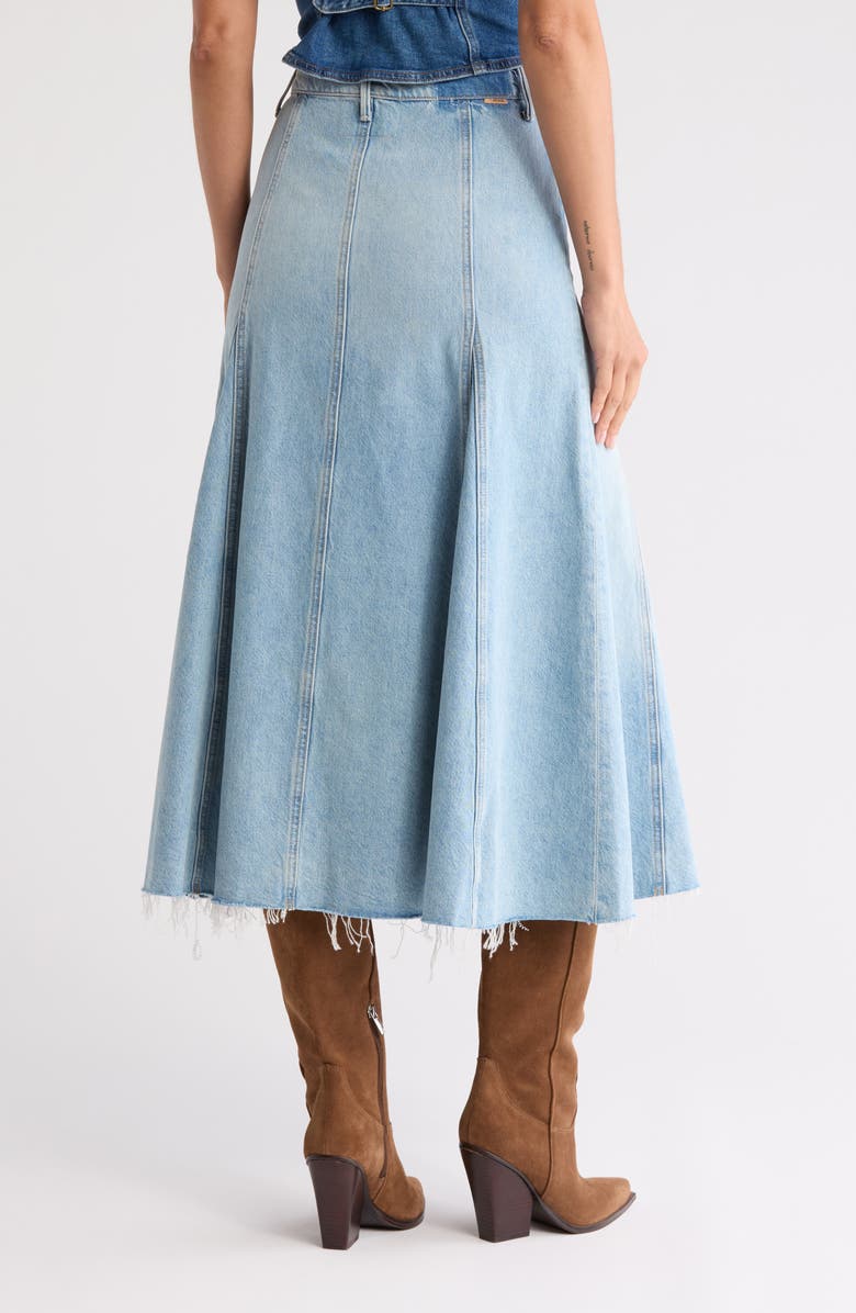 MOTHER The Full Swing Denim Skirt, Alternate, color, 