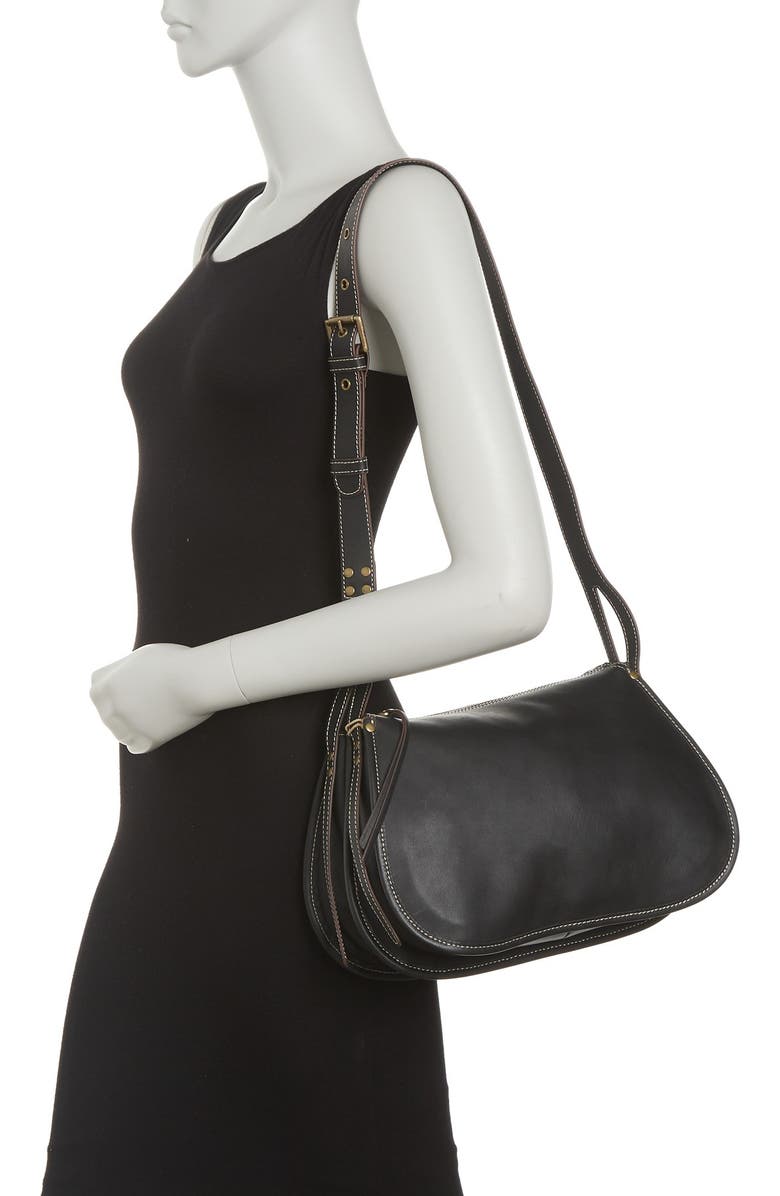 HOBO Ridge Leather Crossbody Bag, Alternate, color,