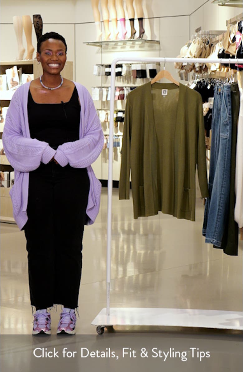 Malibu Open Front Cardigan, sales video thumbnail