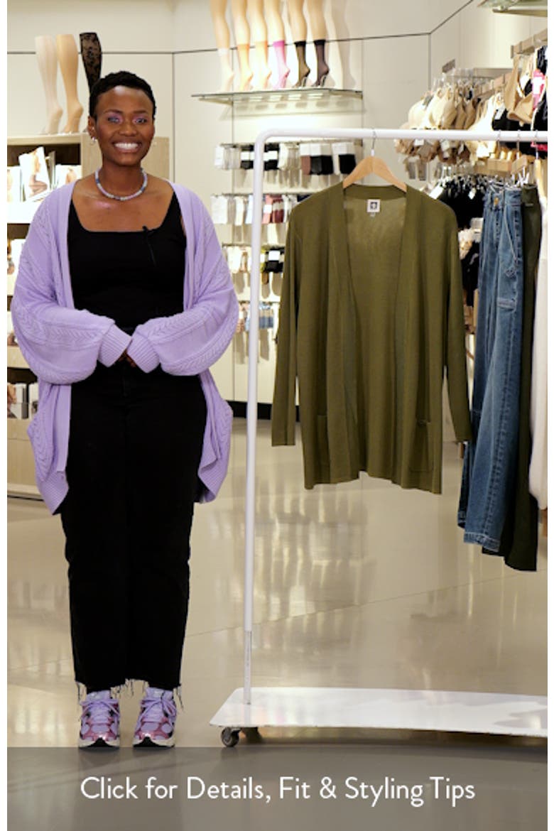 Malibu Open Front Cardigan video