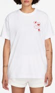 Nike Cafe Tomato Cotton Graphic T-Shirt