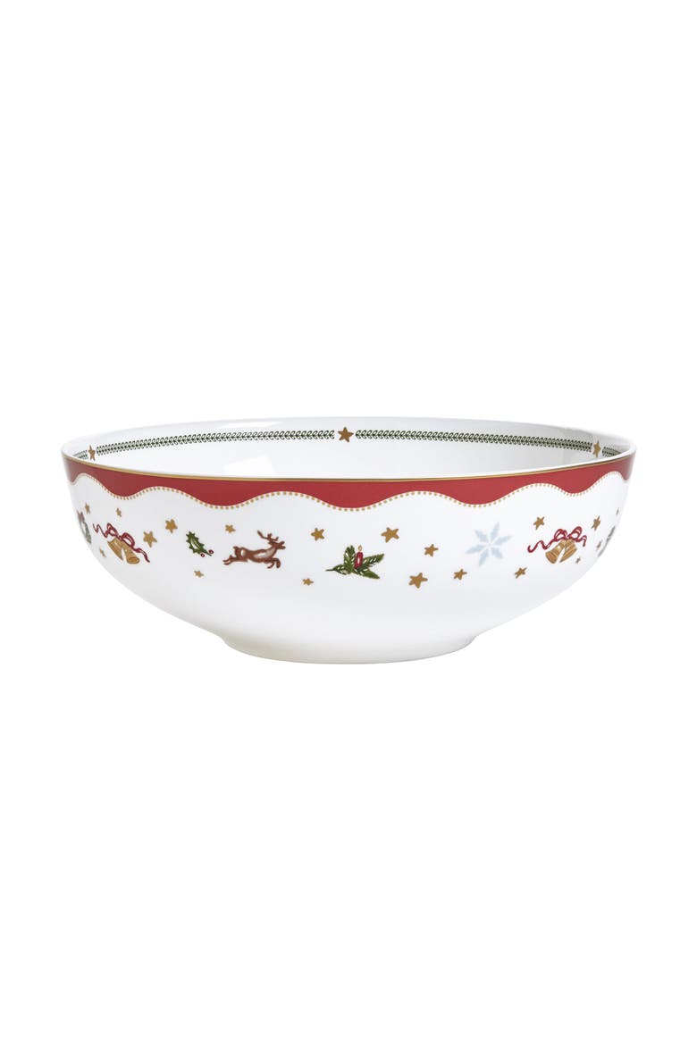 My Noel Serving Bowl, Main, color, White