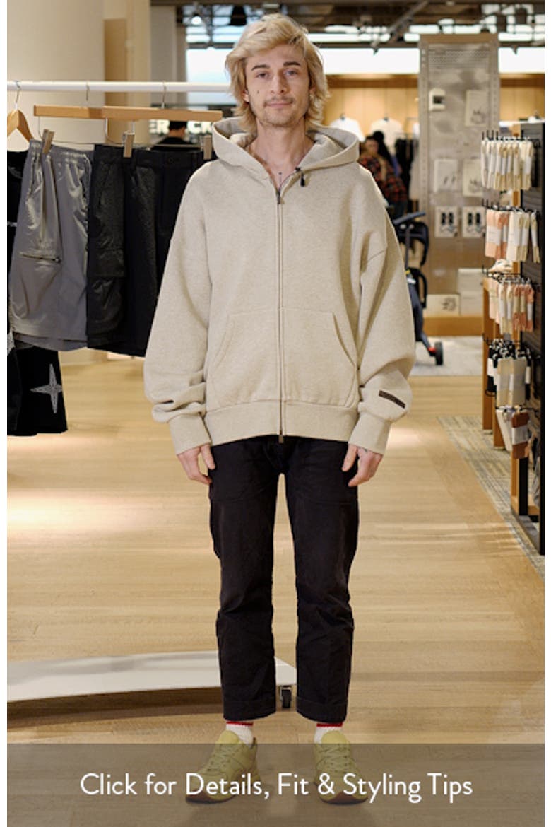 Classic Fit Fleece Zip-Up Hoodie (Men) | Nordstrom