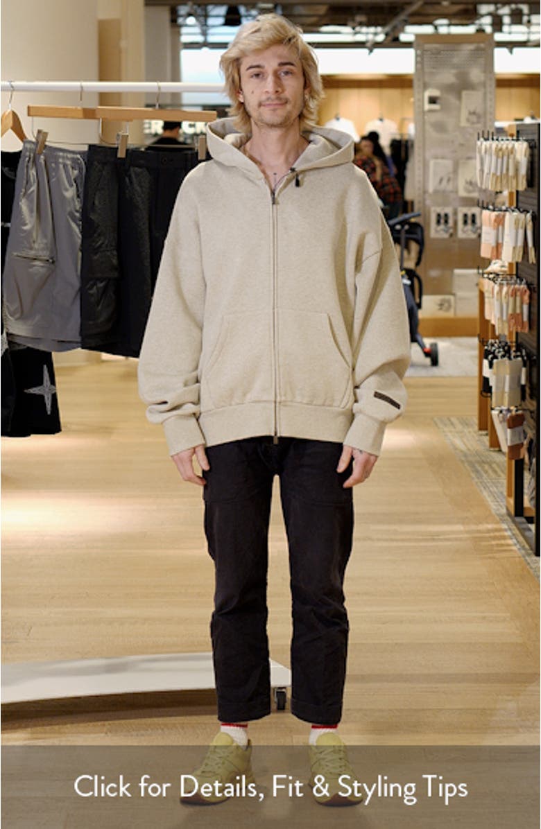 Classic Fit Fleece Zip-Up Hoodie, sales video thumbnail