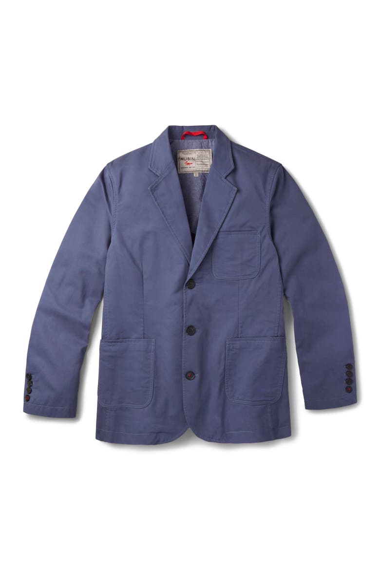 Mareham Patch Pocket Blazer, Alternate, color, Washed Blue