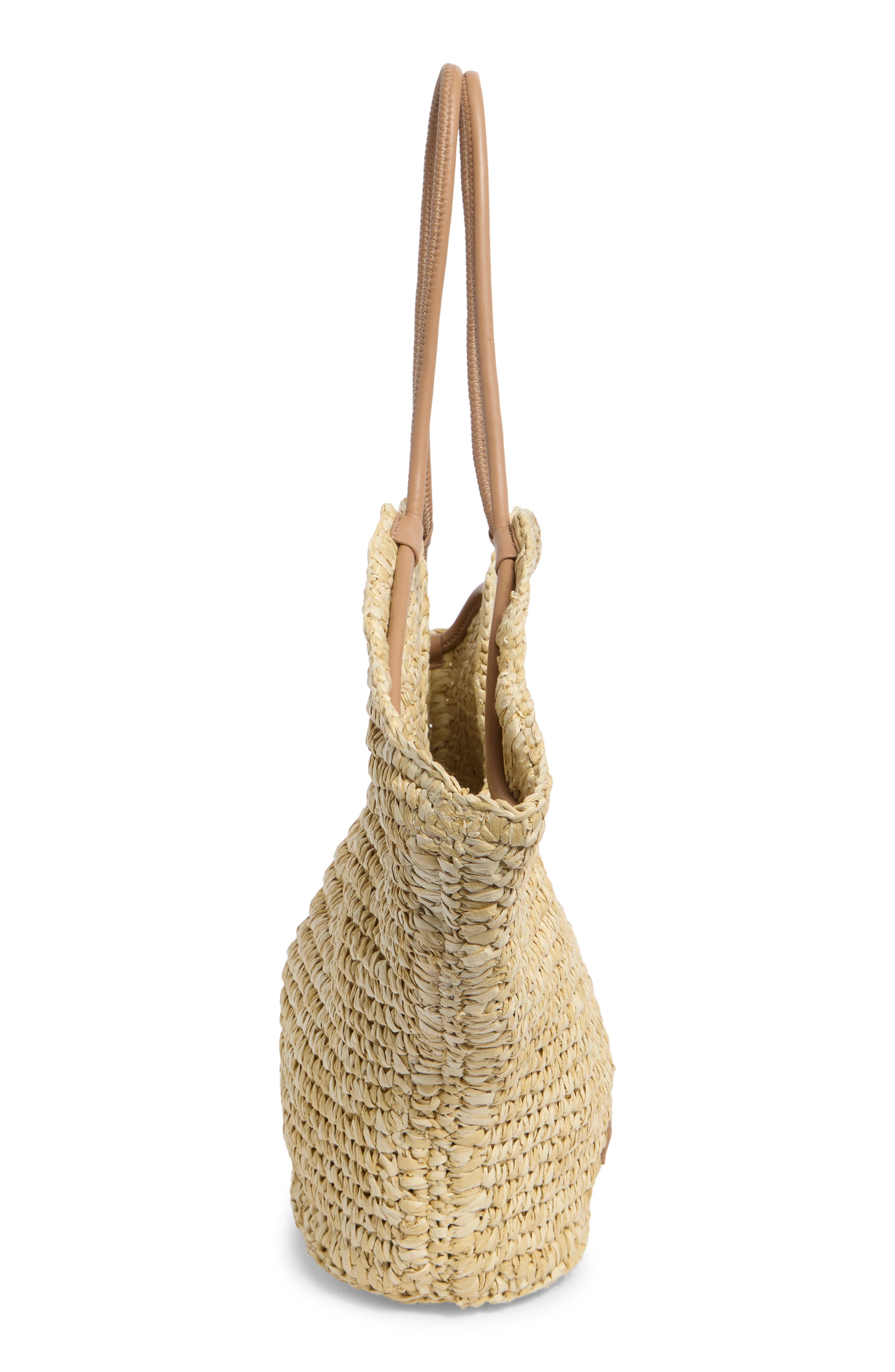 Lynn Straw Tote, Alternate, color, NATURAL